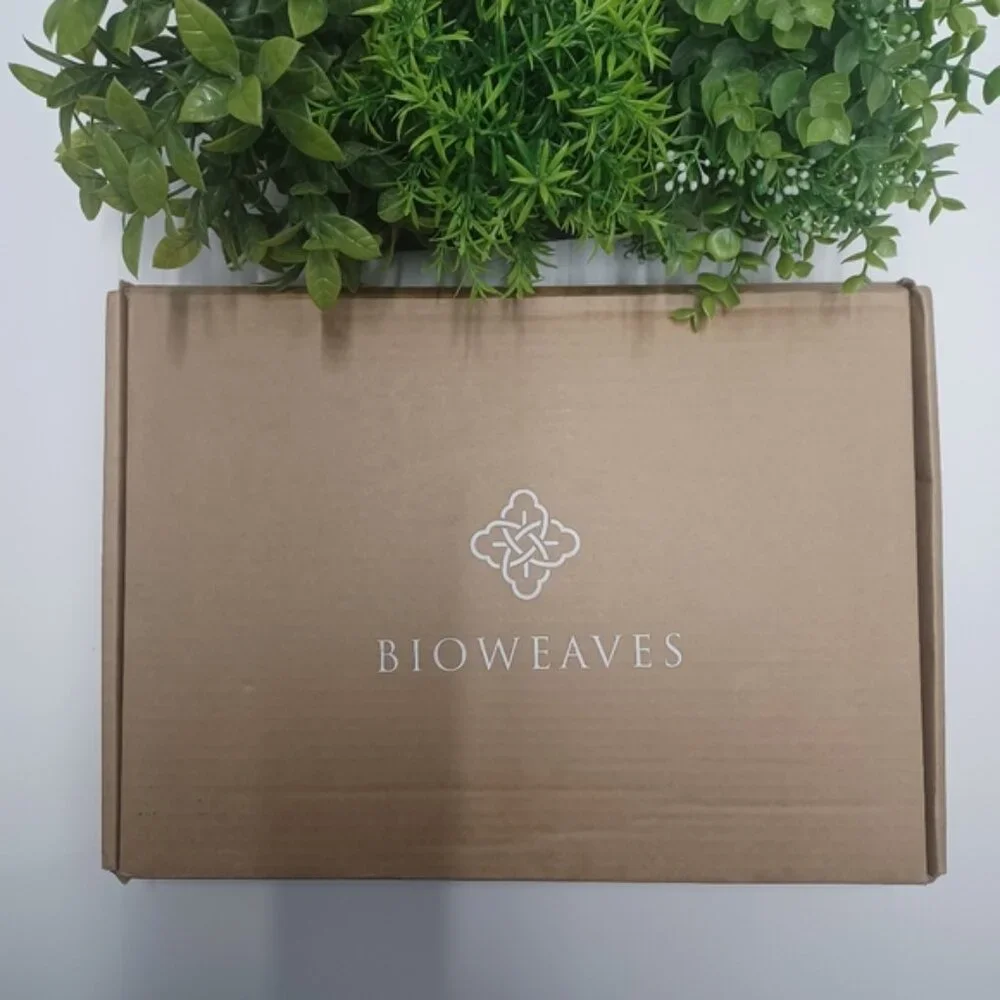 BIOWEAVES 100% Organic Cotton Sheet Set | Queen Size | Light Grey | NIB